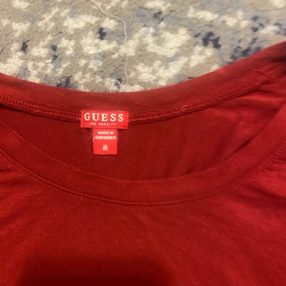 Guess Vibrant Red Tee